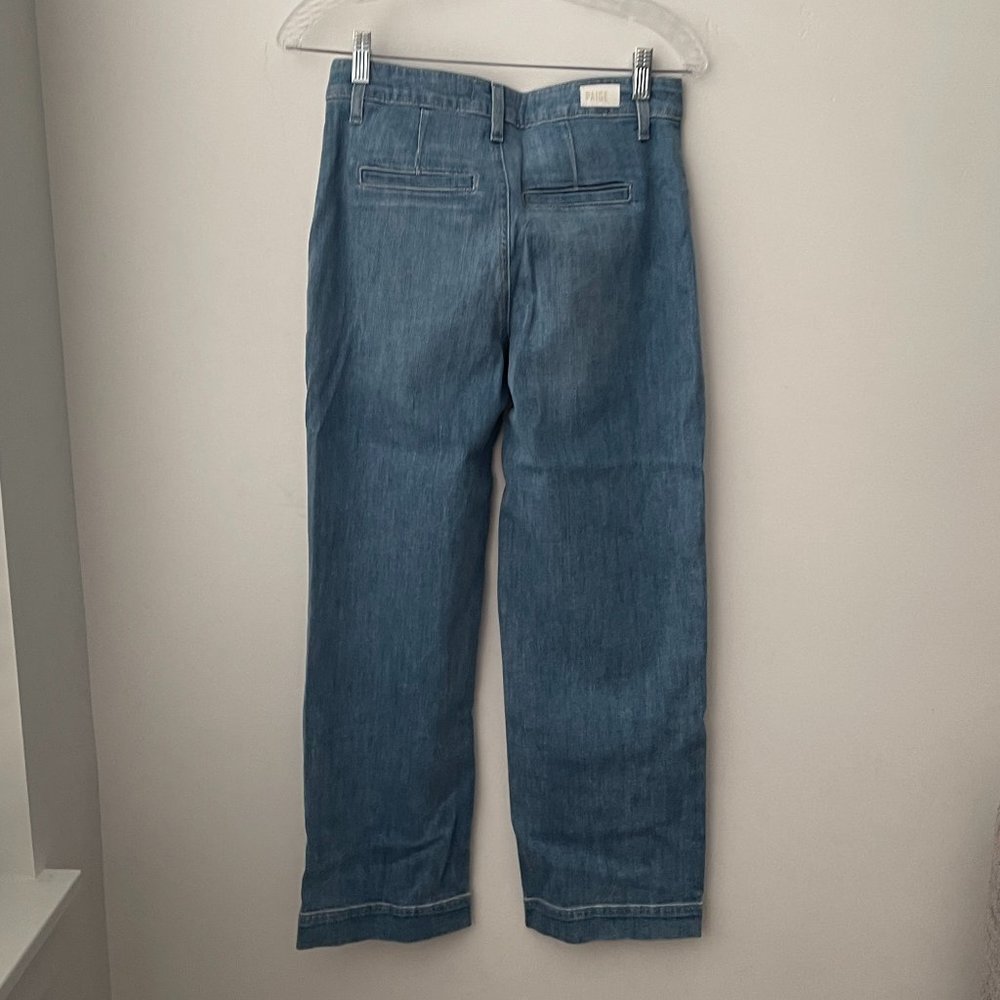 Paige Nellie High Waist Patch Pocket Jean - Picture 2 of 10